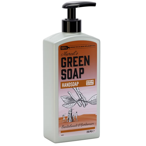 M.Green soap Savon mains bois de santal & cardamome 250ml